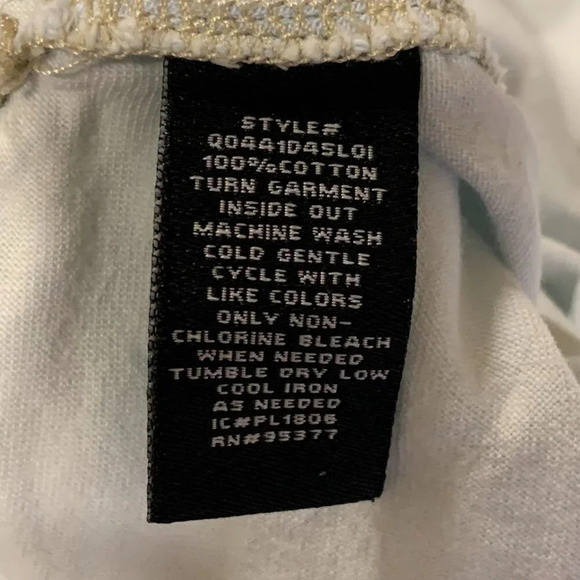 Sanctuary Women's‎ Lace Up Button Front Long Sleeve Collared Shirt Size L - Picture 8 of 12